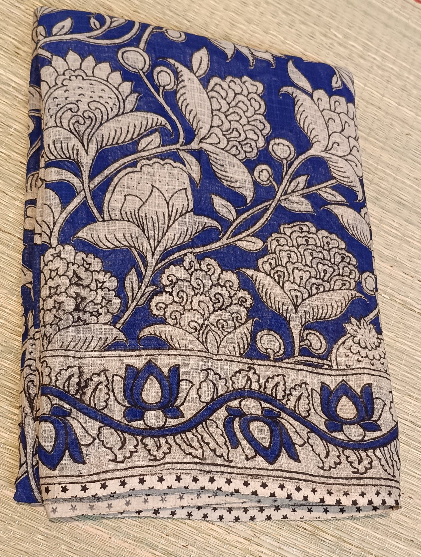 Kota cotton kalamkari sarees