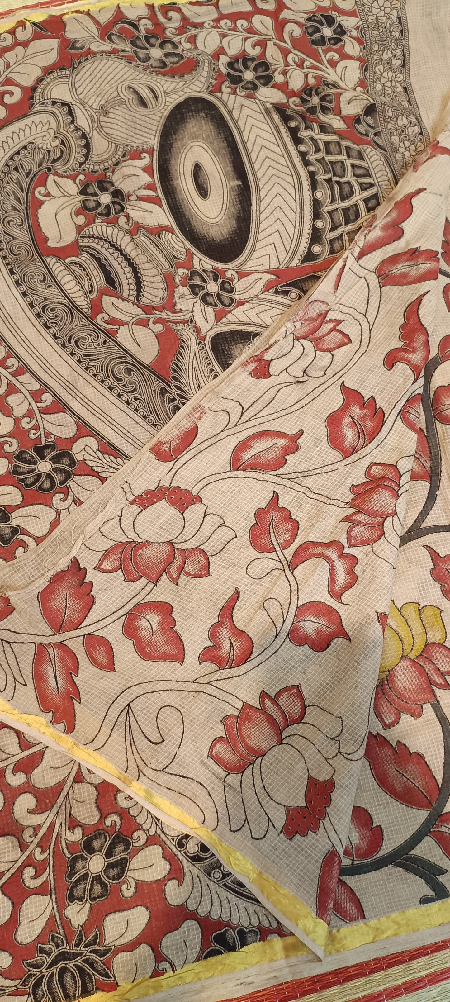 Kota cotton kalamkari sarees
