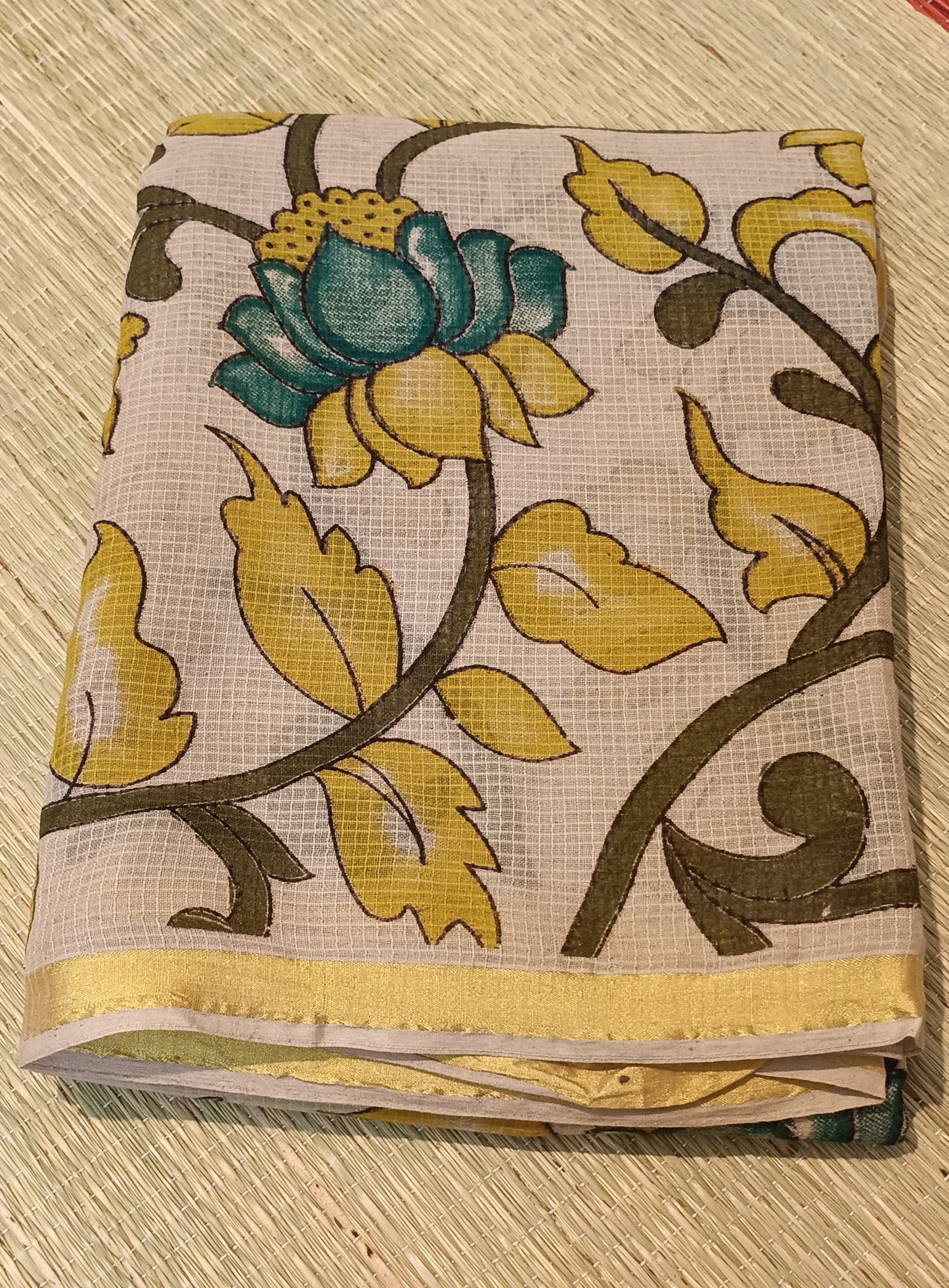 Kota cotton kalamkari sarees