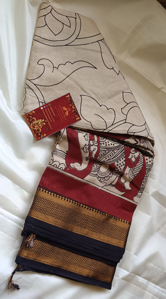 Chennur Silk kalamkari sarees