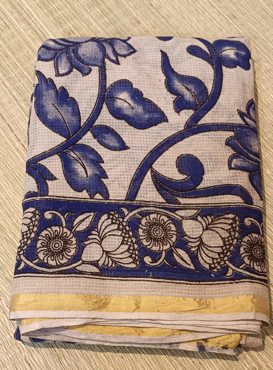 Kota cotton kalamkari sarees