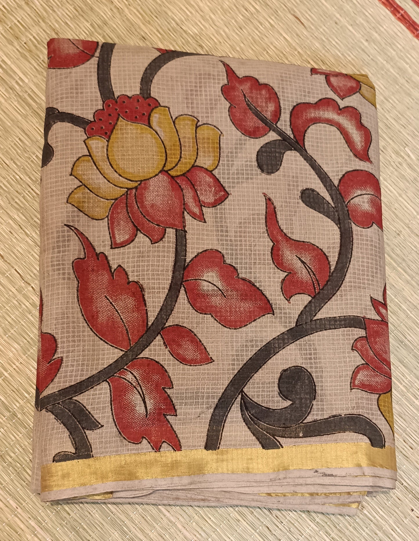 Kota cotton kalamkari sarees